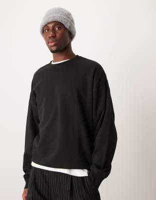 New Look Jersey Short Co-ord In Black