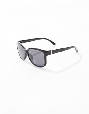 New Look Oversized Round Sunglasses In Black