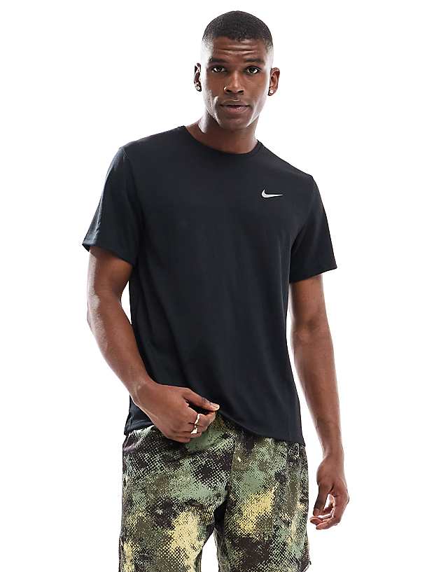 Nike Running Miler Dri-FIT t-shirt in black