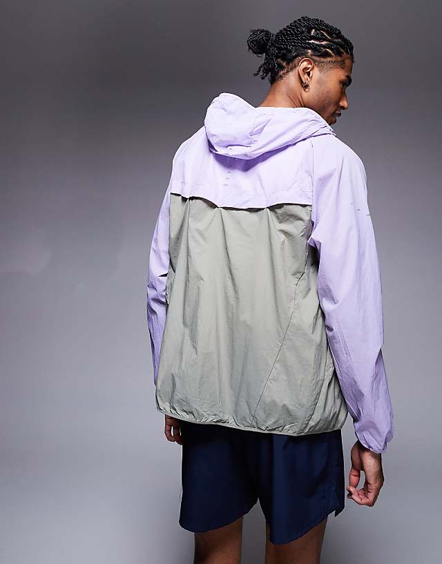 Nike Running Stride Repel Jacket In Lilac