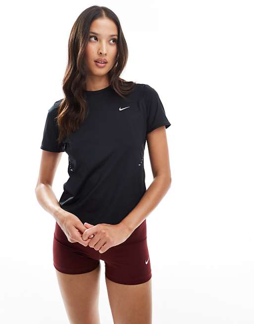 Nike Running Swift Dri-Fit t-shirt in black