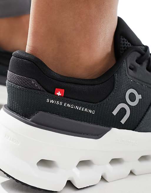 ON Cloudrunner 2 Running Trainers In Black