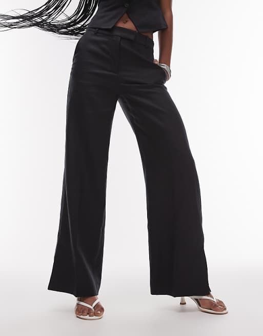 & Other Stories Co-ord Linen Trousers In Black