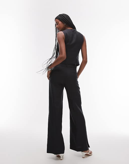 & Other Stories Co-ord Linen Trousers In Black
