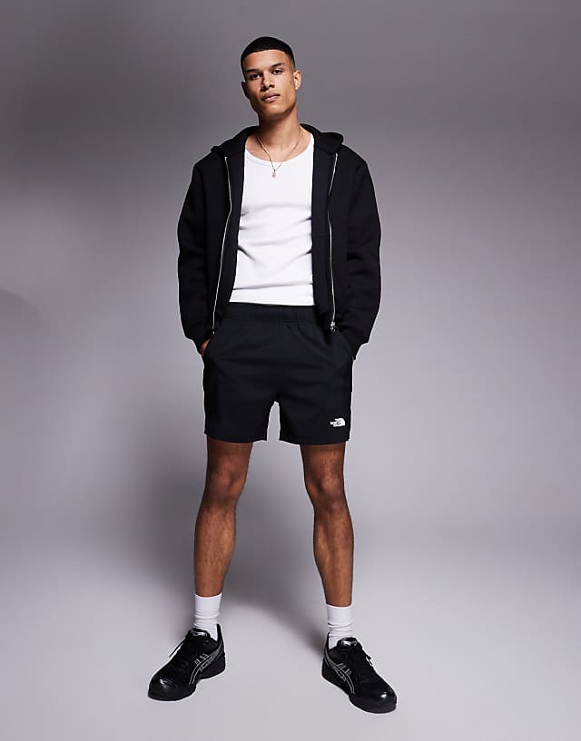 The North Face 24/7 Logo 5"" Shorts In Black