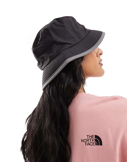 The North Face Antora Logo Rain Hat In Black