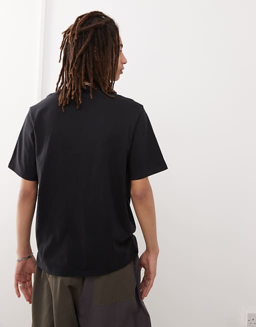 Timberland Box Chest Logo T-shirt In Black