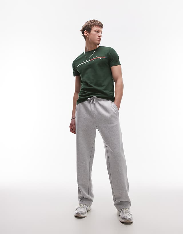 Tommy Hilfiger Logo T-shirt In Green
