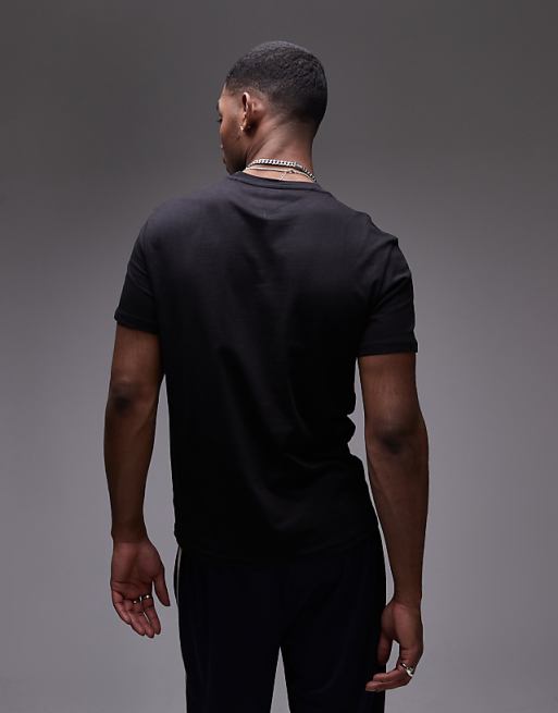 Tommy Jeans Small Chest Logo T-shirt In Black