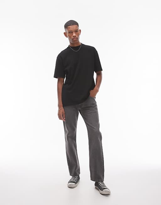 Topman 2 Pack Oversized Fit T-shirt In Black