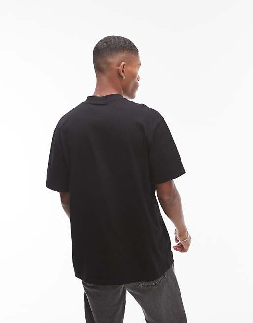 Topman 2 Pack Oversized Fit T-shirt In Black