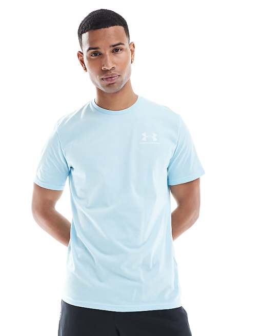 Under Armour left chest logo t-shirt in blue