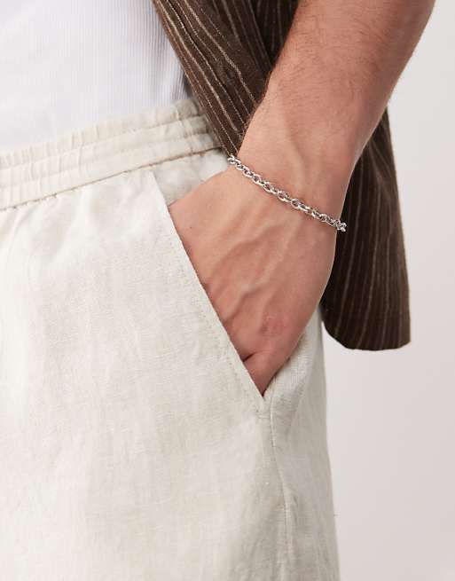 Weekday Linen Shorts In Beige