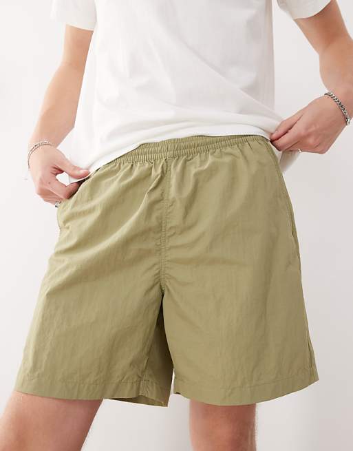 Weekday Swim Shorts In Khaki