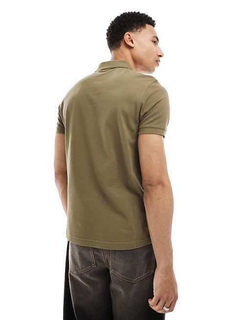 Barbour International Formula Polo In Khaki Exclusive To Asos