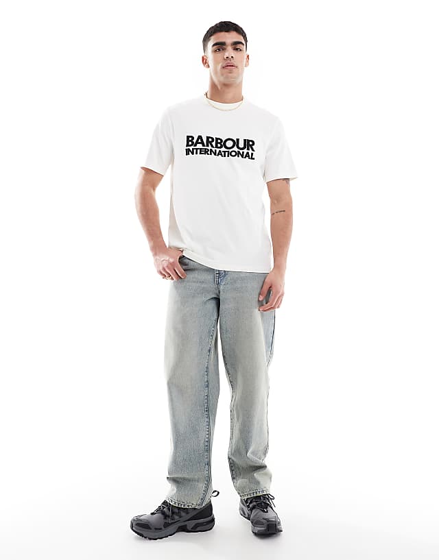 Barbour International Jason T-shirt In Whisper White