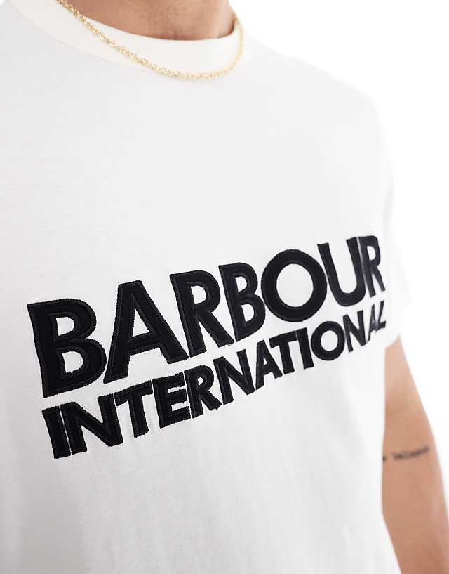Barbour International Jason T-shirt In Whisper White
