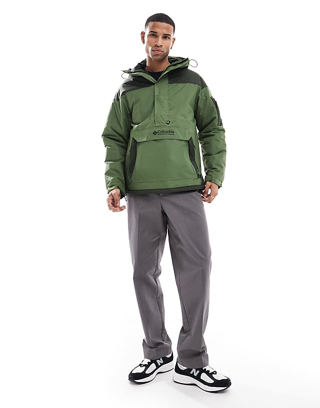 Columbia Challenger II Insulated Pullover In Green