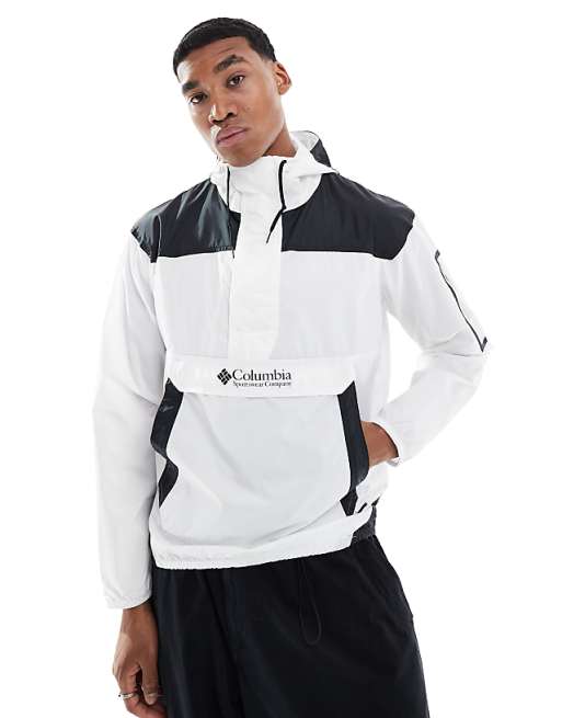 Columbia Challenger II windbreaker in black and white
