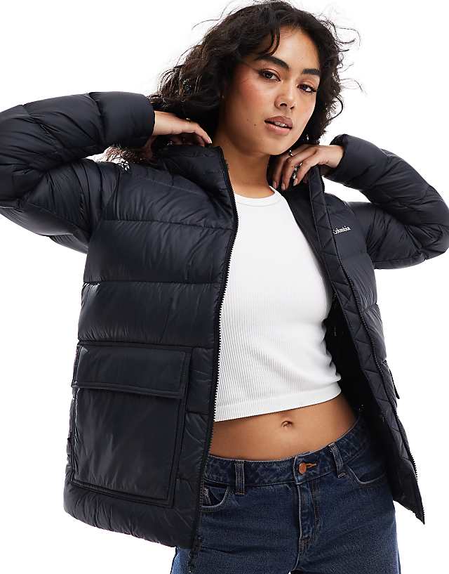 Columbia Harmony Falls hooded down jacket in black