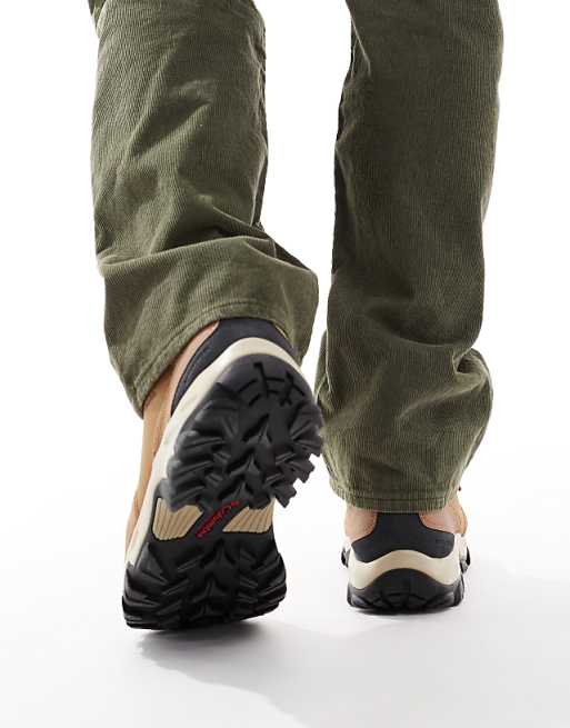 Columbia Newton Ridge Plus II WP Waterproof Suede Hiking Boots In Tan