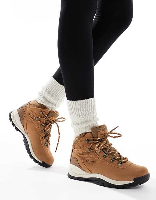 Columbia Newton Ridge plus waterproof amped shoes in brown