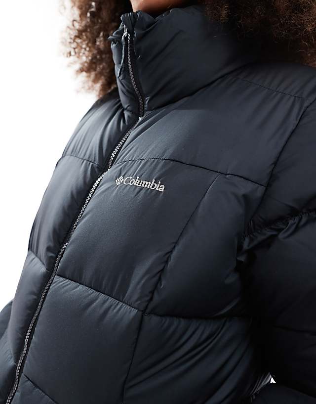 Columbia Pike Lake Puffer Full Zip Jacket In Black