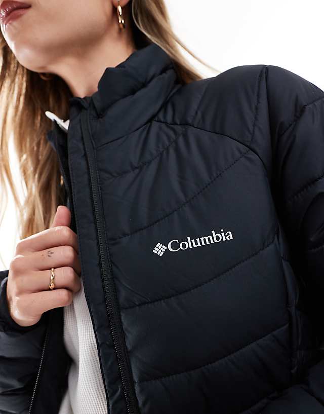 Columbia Powder Lite II Full Zip Jacket In Black