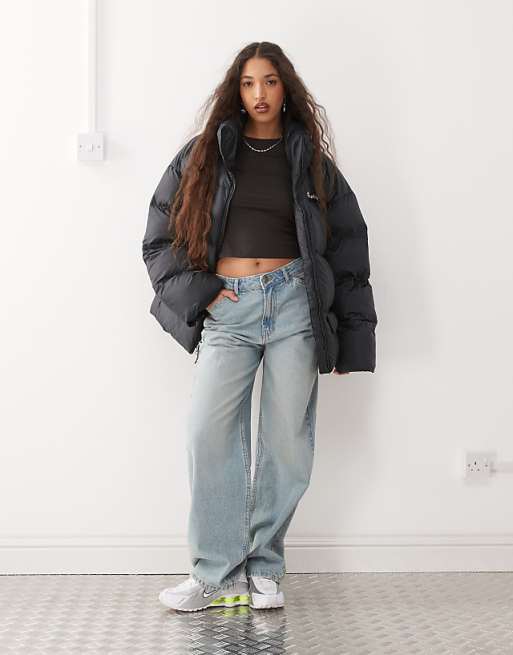 Columbia Puffect Surplus Oversized Puffer Coat In Black Exclusive To ASOS