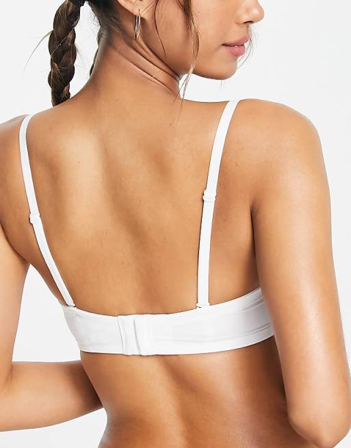 Dorina Michelle Strapless Bandeau Bra A-dd Cup In White