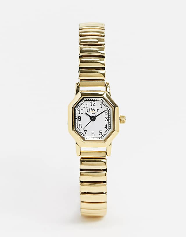 Limit Octagonal Expanding Bracelet Watch In Gold