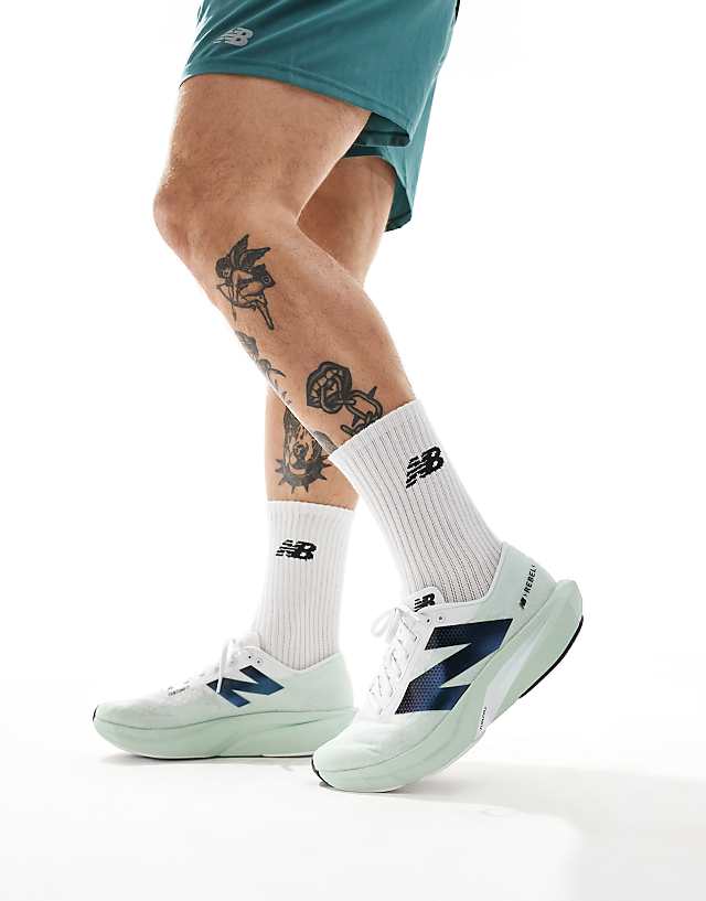 New Balance Fuelcell Rebel V4 running trainers in grey