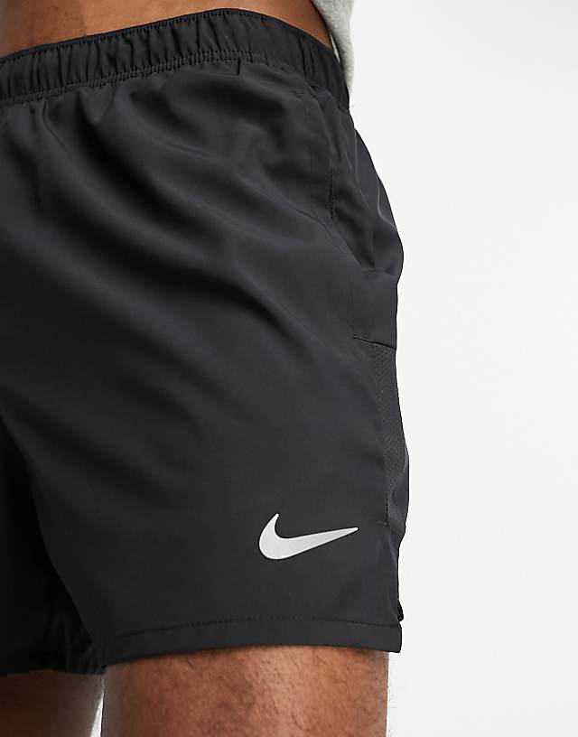 Nike Running Challenger Dri-FIT 5 Inch Shorts In Black