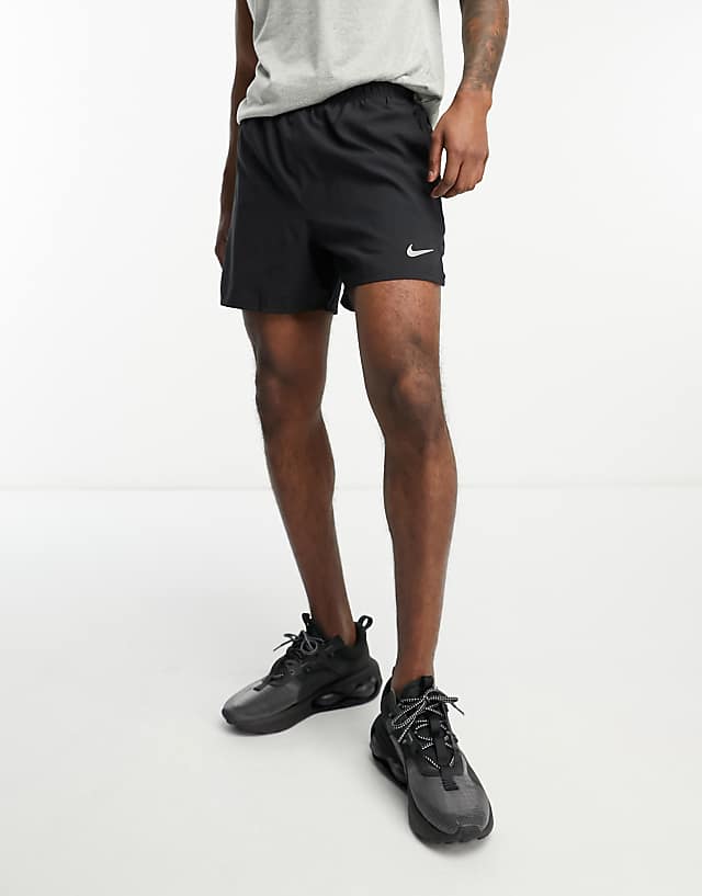 Nike Running Challenger Dri-FIT 5 Inch Shorts In Black