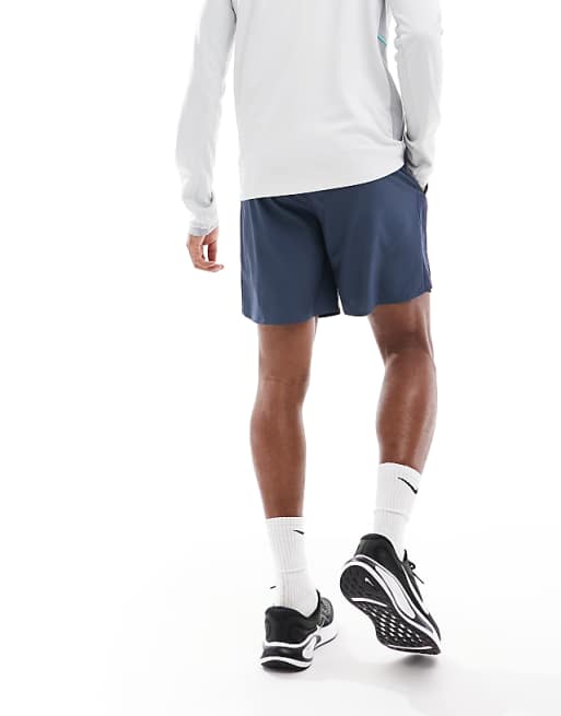 Nike Running Challenger Dri-FIT 7 Inch 2 In 1 Shorts In Navy