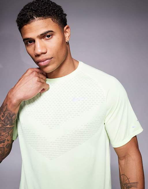 Nike Running Stride Dri-FIT t-shirt in light green