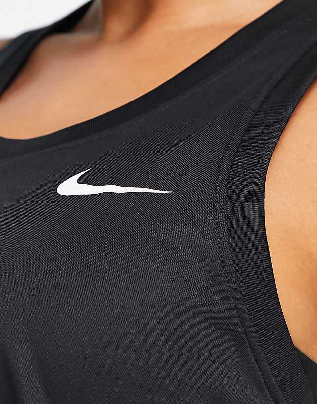 Nike Training Dri-FIT Racer Back Vest Top In Black