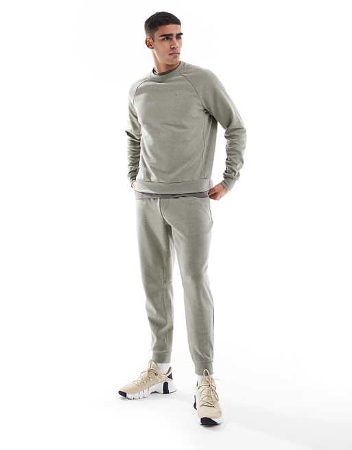 Nike Training Primary Dri-FIT Sweatshirt In Light Khaki