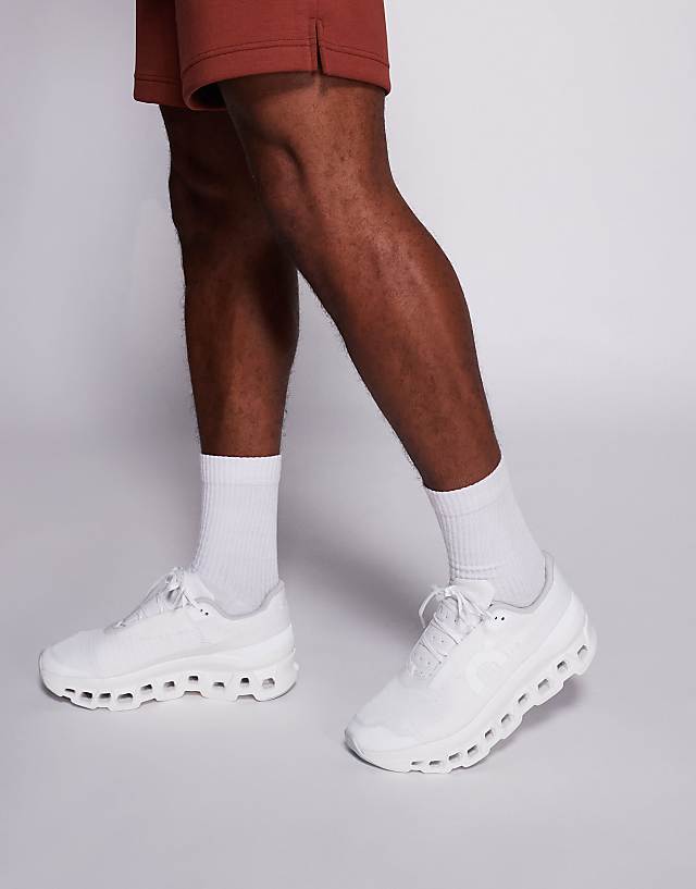 ON Cloudmonster Void running trainers in white
