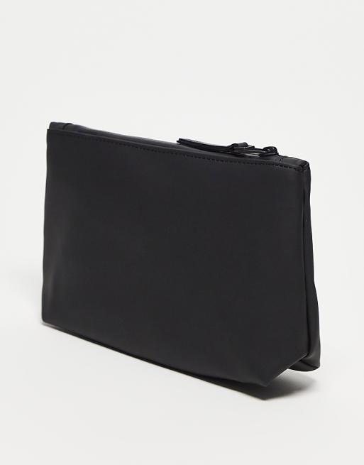 Rains 15600 Unisex Waterproof Cosmetic Bag In Black