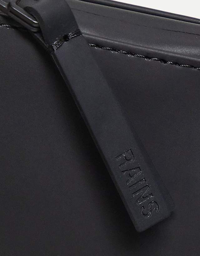 Rains 15600 Unisex Waterproof Cosmetic Bag In Black