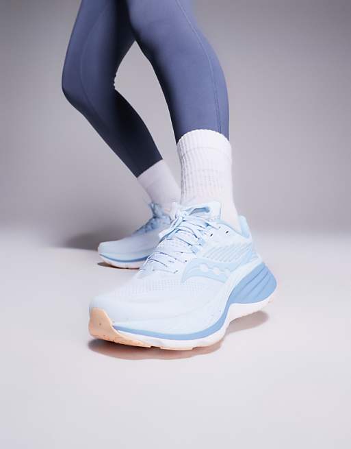 Saucony Hurricane 24 Running Trainers In Ice Melt