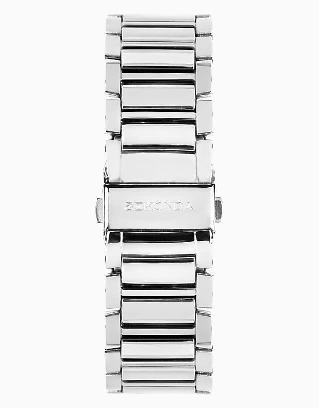 Sekonda Sekonda Beaumont 40mm Round Silver Watch In Silver