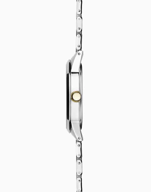 Sekonda Sekonda Beaumont 40mm Round Two Tone Watch In Silver