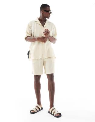 Sol Beach Soft Touch Beach Co-ord In Light Brown