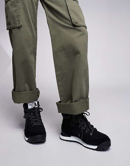 The North Face Back-To-Berkeley IV Waterproof Hiking Boots In Black And White
