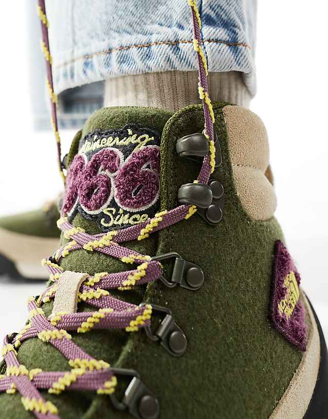 The North Face Back-To-Berkeley IV Waterproof Hiking Boots In Olive Green