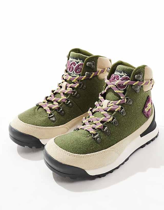 The North Face Back-To-Berkeley IV Waterproof Hiking Boots In Olive Green