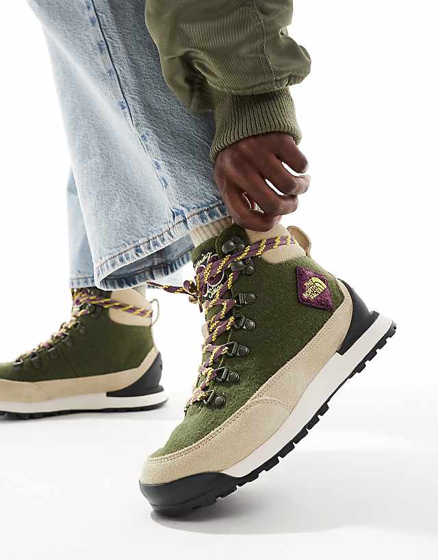 The North Face Back-To-Berkeley IV Waterproof Hiking Boots In Olive Green
