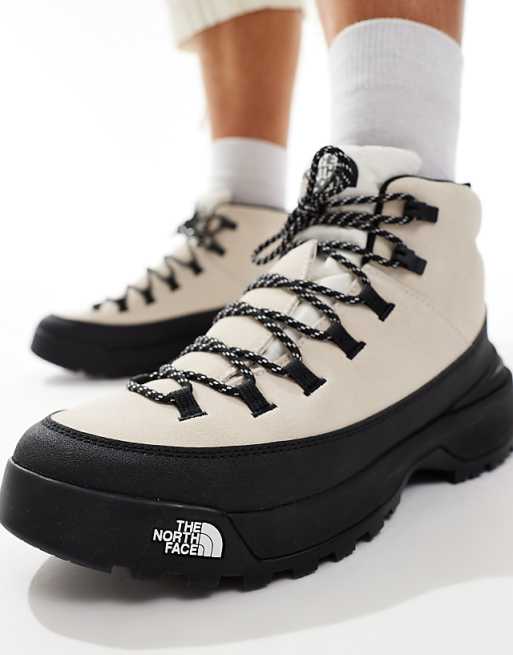 The North Face Glenclyffe Urban Boots In Off White And Black